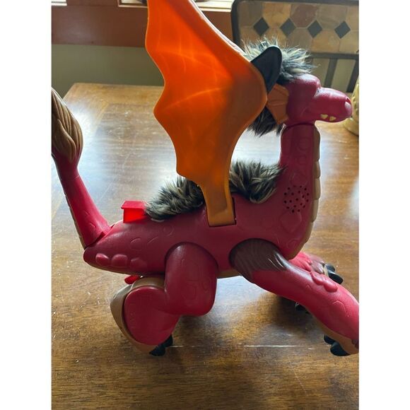 Fisher Price imaginex Large Fuzzy Dragon - Picture 1 of 5